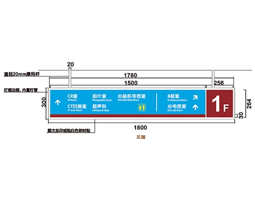 福建过道导视牌